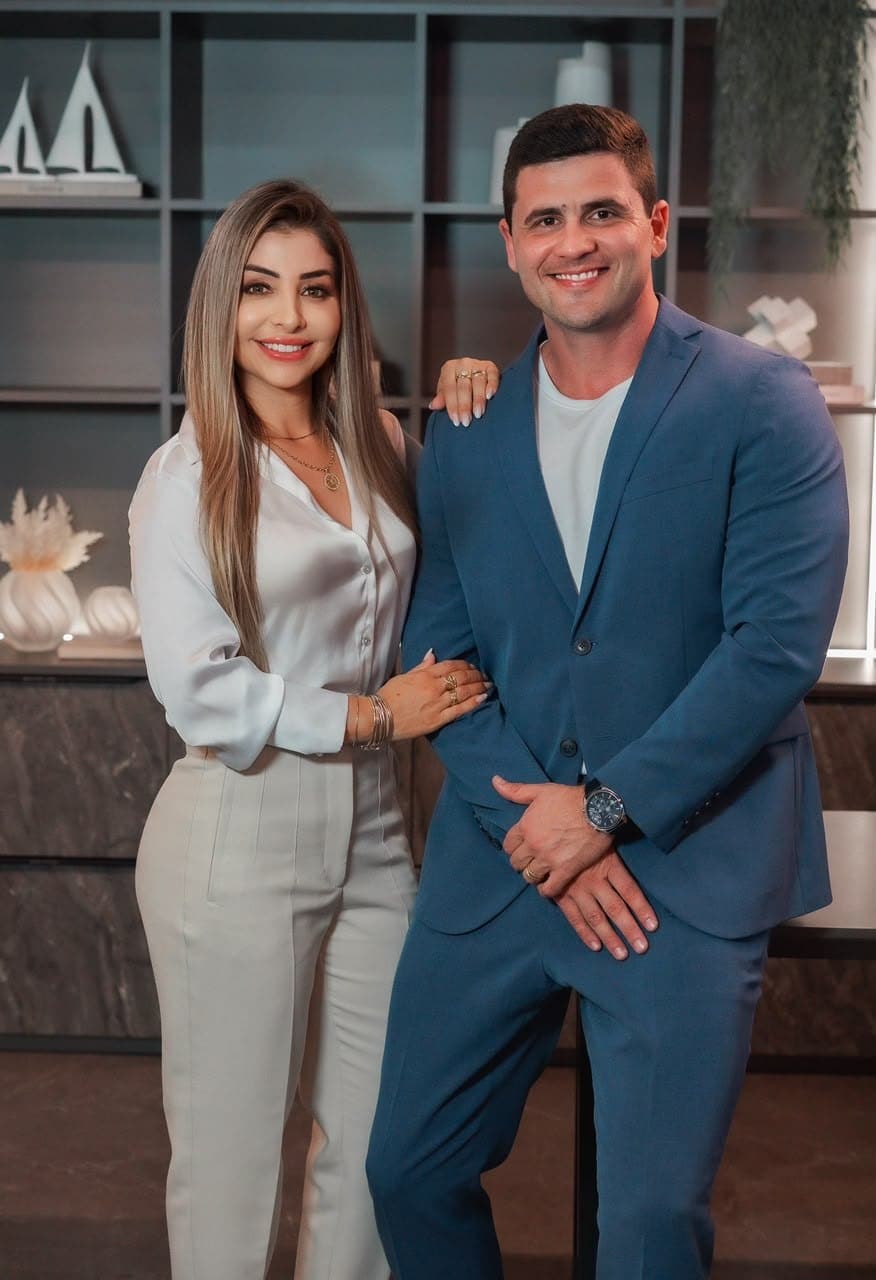 Giancarlo e Veridiana Haag, da Hallel Negócios Imobiliários